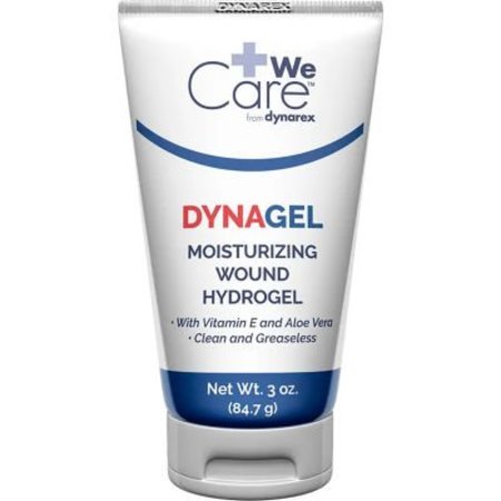 DYNAREX Dynarex DynaGel Moisturizing Wound Hydrogel 3 oz. Tube, Pack of 24 1280